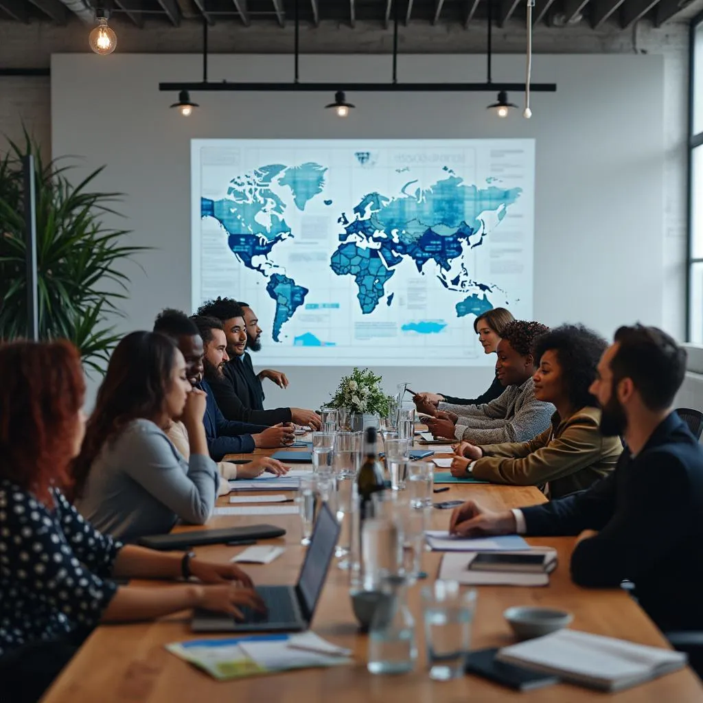 Equipo de FinanzAr en reunión estratégica